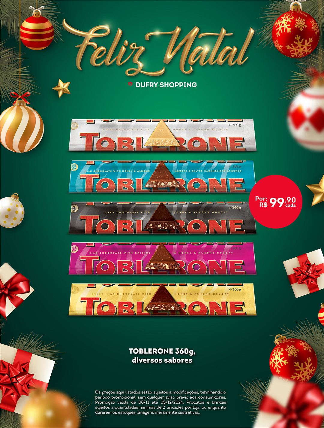 [FOLHETO NOVEMBRO] Natal - Toblerone